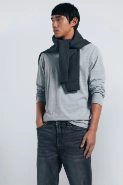 Springfield Jeans skinny oscuro lavado gris Discount