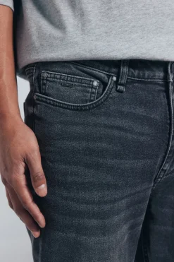 Springfield Jeans skinny oscuro lavado gris Discount