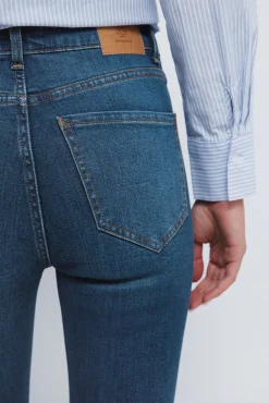 Springfield Jeans slim cropped azul Online