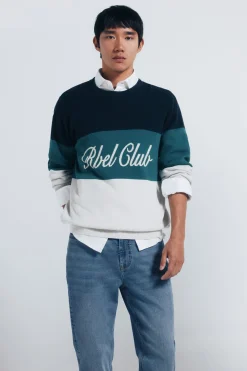 Springfield Jeans sobretintados slim fit turquesa Sale