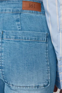 Pedro del Hierro Jeans stove pipe cropped Azul