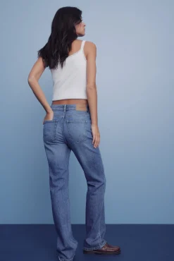 Springfield Jeans straight azul Hot