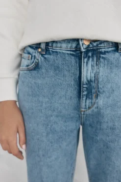 Pedro del Hierro Jeans straight basic Azul Online