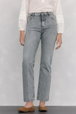 Pedro del Hierro Jeans straight basic Gris Discount