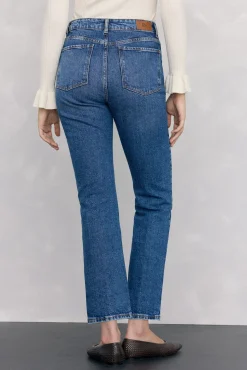 Pedro del Hierro Jeans straight basic Azul Outlet