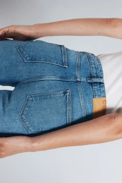 Springfield Jeans straight tachas azul Outlet