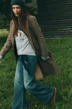 Springfield Jeans super wide azul Best