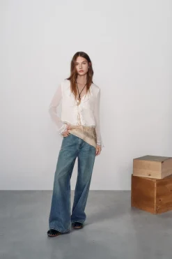 High Spirits Jeans Twist azul Clearance