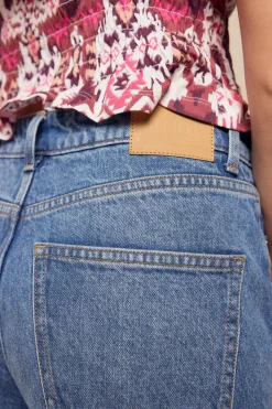 Slowlove Jeans wide buttons Azul New