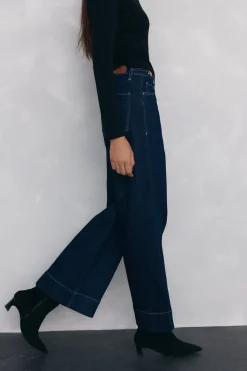Pedro del Hierro Jeans wide flare Azul Best