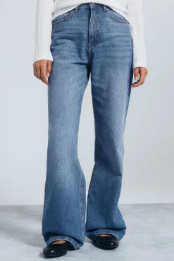 Springfield Jeans wide leg azul