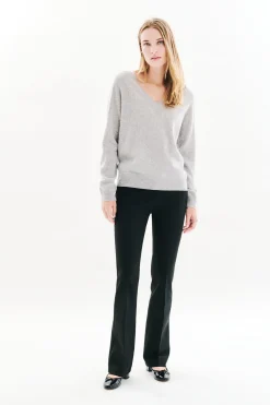 Caroll Jersey 100% cachemira Gris Sale