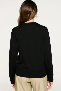 Selected Jersey 100% lana merino. Negro Hot