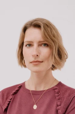 Cortefiel Jersey adorno volantes Vino Outlet