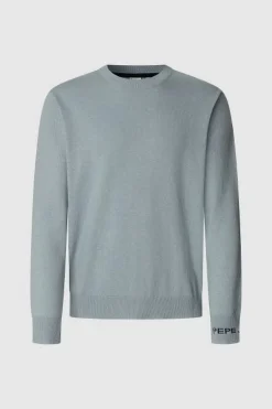 Pepe Jeans Jersey Andre con cuello redondo azul Online