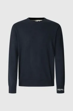 Pepe Jeans Jersey Andre con cuello redondo azul Hot