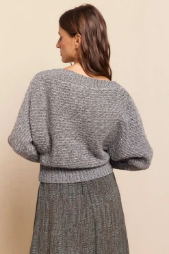 Slowlove Jersey asimétrico Gris Sale