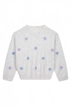 Slowlove Jersey bordados Gris Outlet