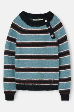 Silbon Jersey botones rayas Multicolor Best