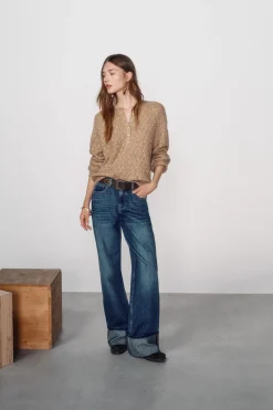 High Spirits Jersey Braid marr&oacute;n Discount