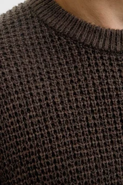 Jack & Jones Jersey básico marr&oacute;n Outlet