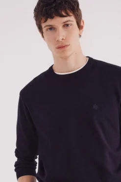 Springfield Jersey básico azul Sale