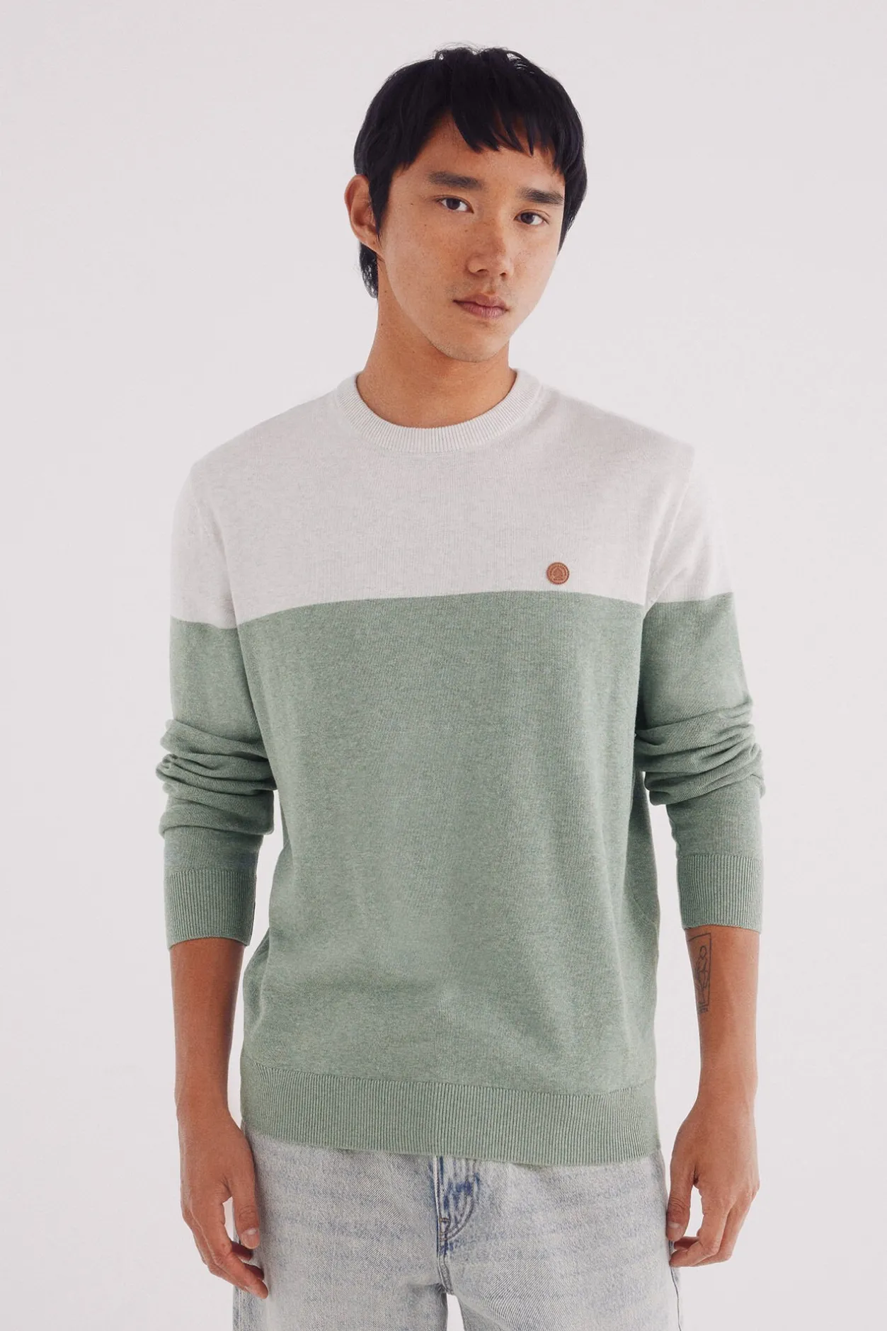 Springfield Jersey básico bloque color verde