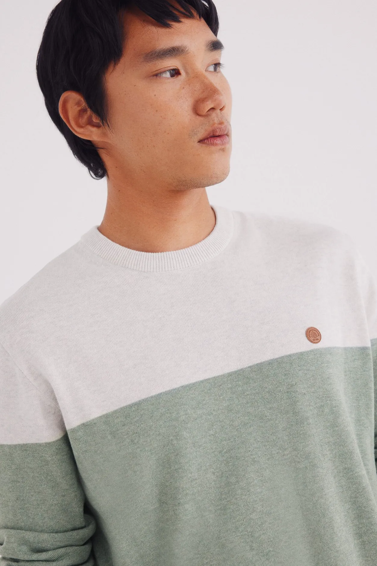 Springfield Jersey básico bloque color verde