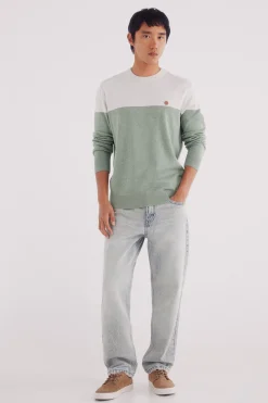 Springfield Jersey básico bloque color verde