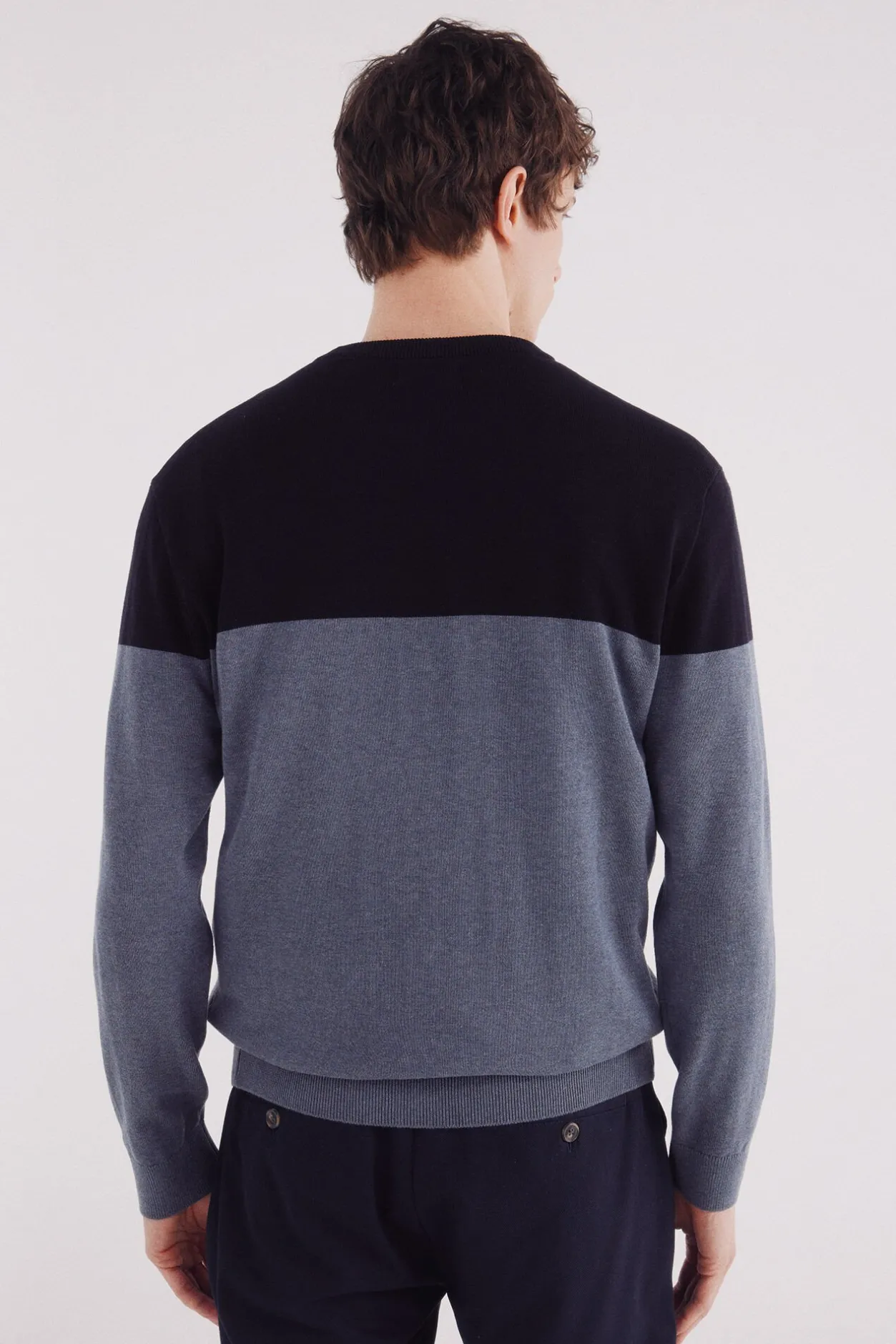 Springfield Jersey básico bloque color azul Sale