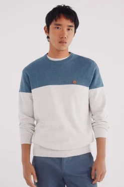 Springfield Jersey básico bloque color gris New