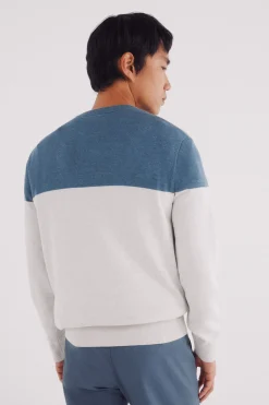 Springfield Jersey básico bloque color gris New