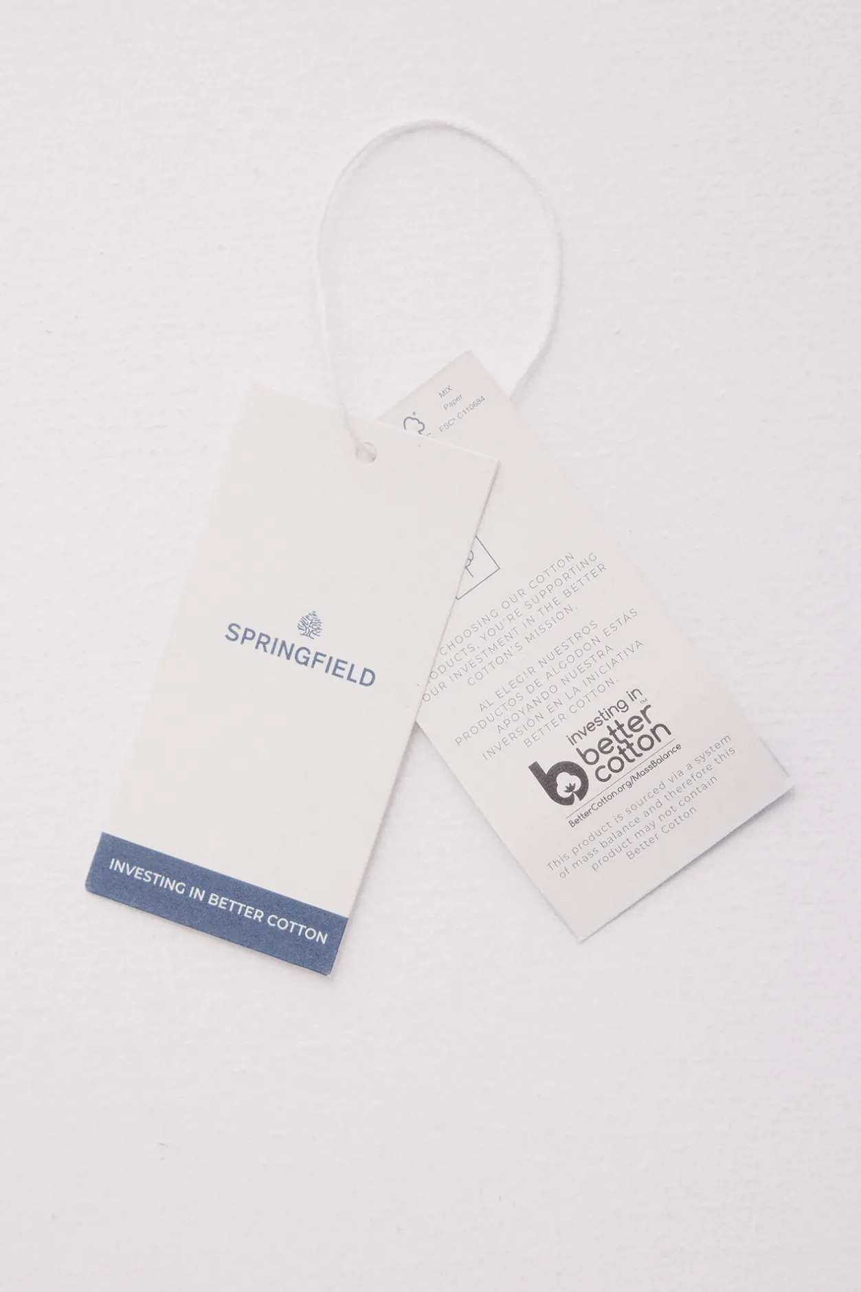 Springfield Jersey básico bloque color gris New