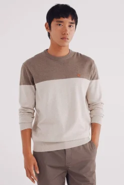 Springfield Jersey básico bloque color nude Hot