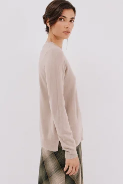 Cortefiel Jersey básico caja Beige Sale