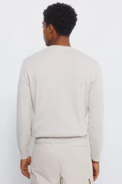 Springfield Jersey básico cuello pico nude Hot