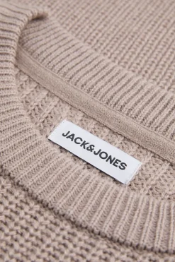 Jack & Jones Jersey básico cuello redondo gris Sale