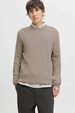 Jack & Jones Jersey básico cuello redondo Gris Outlet