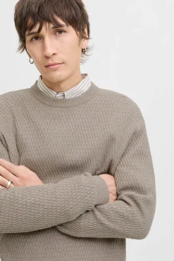 Jack & Jones Jersey básico cuello redondo Gris Outlet