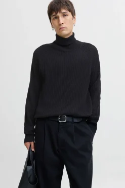 Jack & Jones Jersey básico cuello vuelto negro Hot