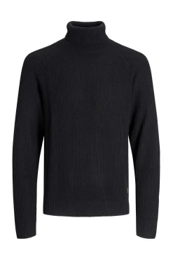 Jack & Jones Jersey básico cuello vuelto negro Hot