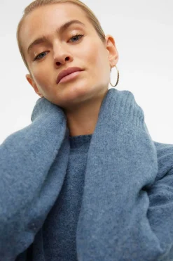 Vero Moda Curve Jersey básico de punto Azul marino Outlet