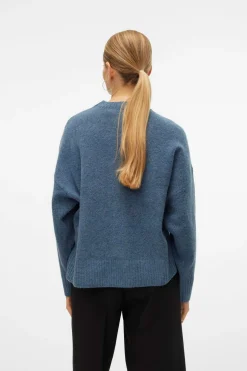 Vero Moda Curve Jersey básico de punto Azul marino Outlet