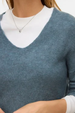 Vero Moda Jersey básico de punto Azul Best