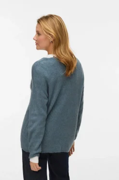 Vero Moda Jersey básico de punto Azul Best