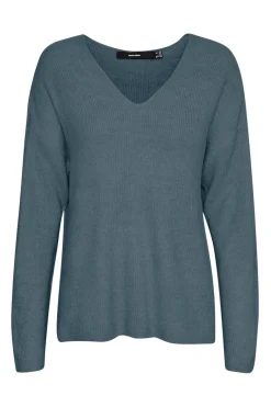 Vero Moda Jersey básico de punto Azul Best