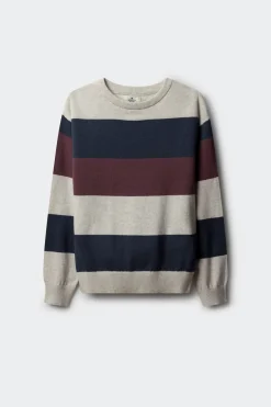 Springfield Kids Jersey básico rayas niño azul