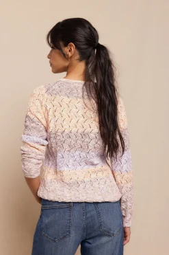 Slowlove Jersey calado Marfil