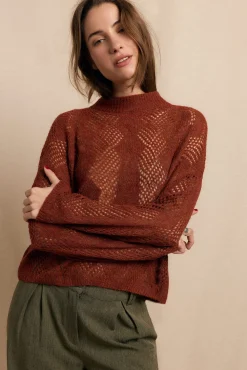 Slowlove Jersey calado perkins Naranja Best