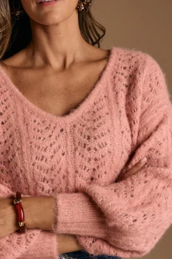 Polín Et Moi Jersey Calado Raquel Rosa Best